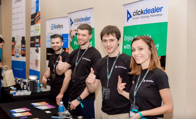 ClickDealer team at Meet Market