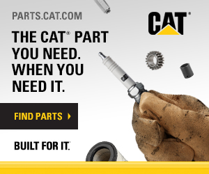 CAT Parts Display Ad Example