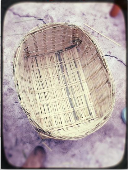 Basket made by Debbie.
