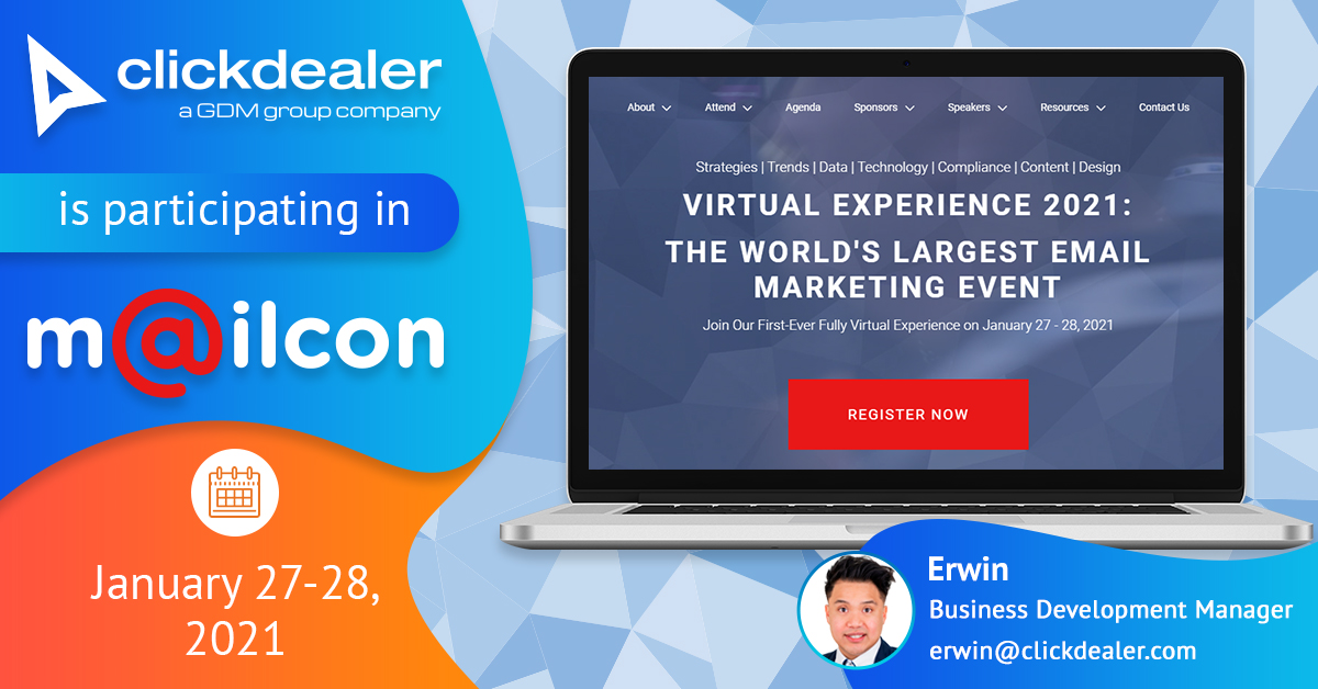 ClickDealer is participating in M@ilcon! - ClickDealer Blog