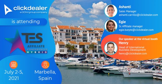 ClickDealer is attending The European Summit 2021! - ClickDealer Blog